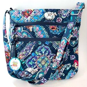 NEW Vera Bradley Triple Zip Hipster Purse Disney Pixar Toy Story Andy's Room